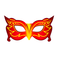 rojo carnaval máscara png