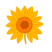 AI generated Free Download The Illustration Of Sunflower png