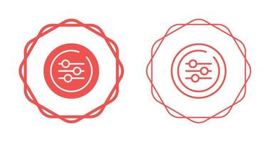 Equalizer Circle Vector Icon