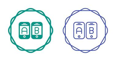A B Testing Vector Icon
