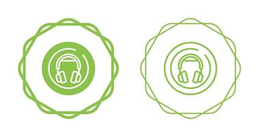 Headphones Circle Vector Icon