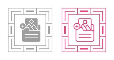 Document Insert Image Vector Icon