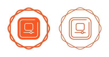 Video Stop Square Vector Icon