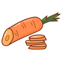 carota cartone animato scarabocchio png