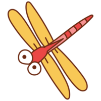 dragonfly cartoon doodle png