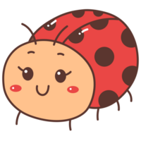 coccinella cartone animato scarabocchio png