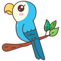 pappagallo cartone animato scarabocchio png