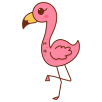 flamingo desenho animado rabisco png