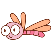 libellula cartone animato scarabocchio png