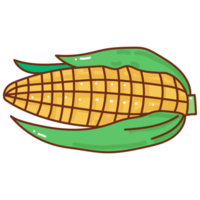 corn cartoon doodle png
