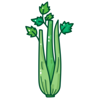 celery cartoon doodle png