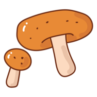 mushroom cartoon doodle png