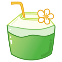 coconut cartoon doodle png