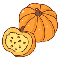 pumpkin cartoon doodle. png