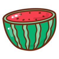 watermelon cartoon doodle png