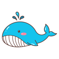 whale doodle cartoon png