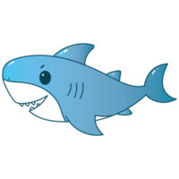 shark doodle cartoon png