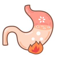 acid reflux doodle cartoon png