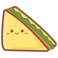 sandwich doodle cartoon png