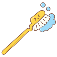 bath brush doodle cartoon png