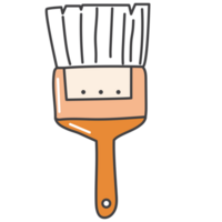 Brush doodle cartoon png