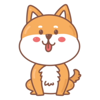 dog Shiba inu doodle cartoon png