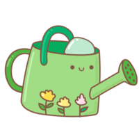 watering can doodle cartoon png