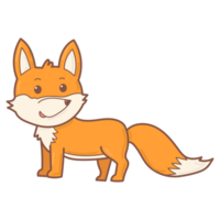 fox doodle cartoon png