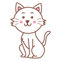 gato rabisco desenho animado png