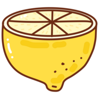 lemon cartoon doodle png