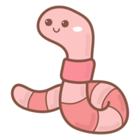 regenworm tekening tekenfilm png