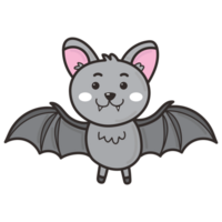 bat doodle cartoon png