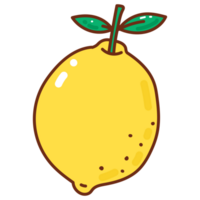 lemon cartoon doodle png