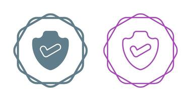 Sheild Check Vector Icon