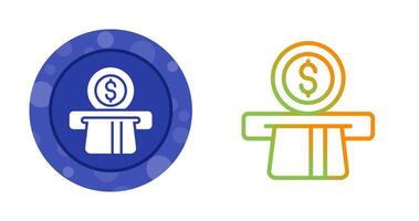 Automated Teller Machine Vector Icon