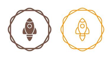 Rocket Lunch Vector Icon