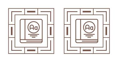 Dictionary Vector Icon