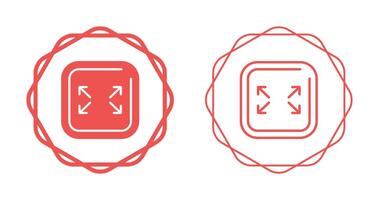 Fullscreen Square Vector Icon