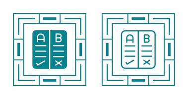 Pros And Cons Vector Icon