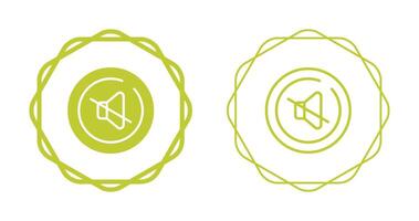 Volume Off Circle Vector Icon