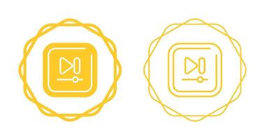 Video Next Track Square Vector icon