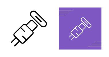 icono de vector de cable usb