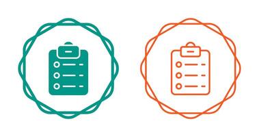 List Check Vector Icon