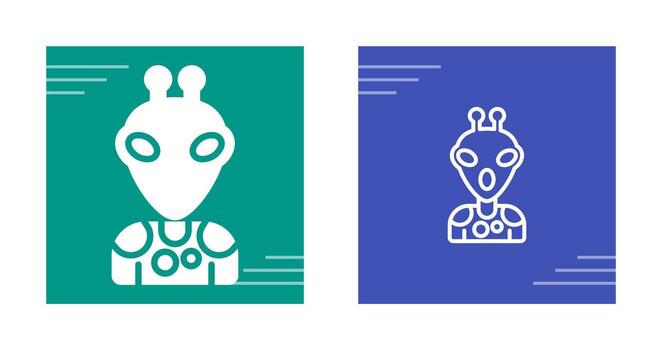 icono de vector alienígena