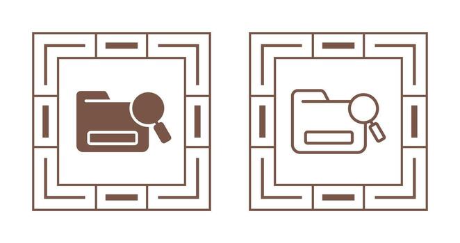 Document Retrieval Vector Icon