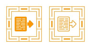 Document Export Vector Icon