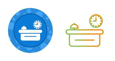 Customer Service Counter Vector Icon