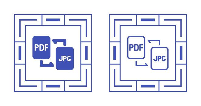 Document Conversion Vector Icon