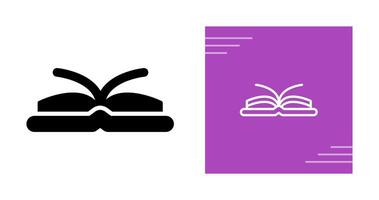 Open Book Vector Icon