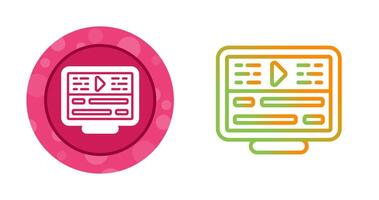 Video Editing Vector Icon